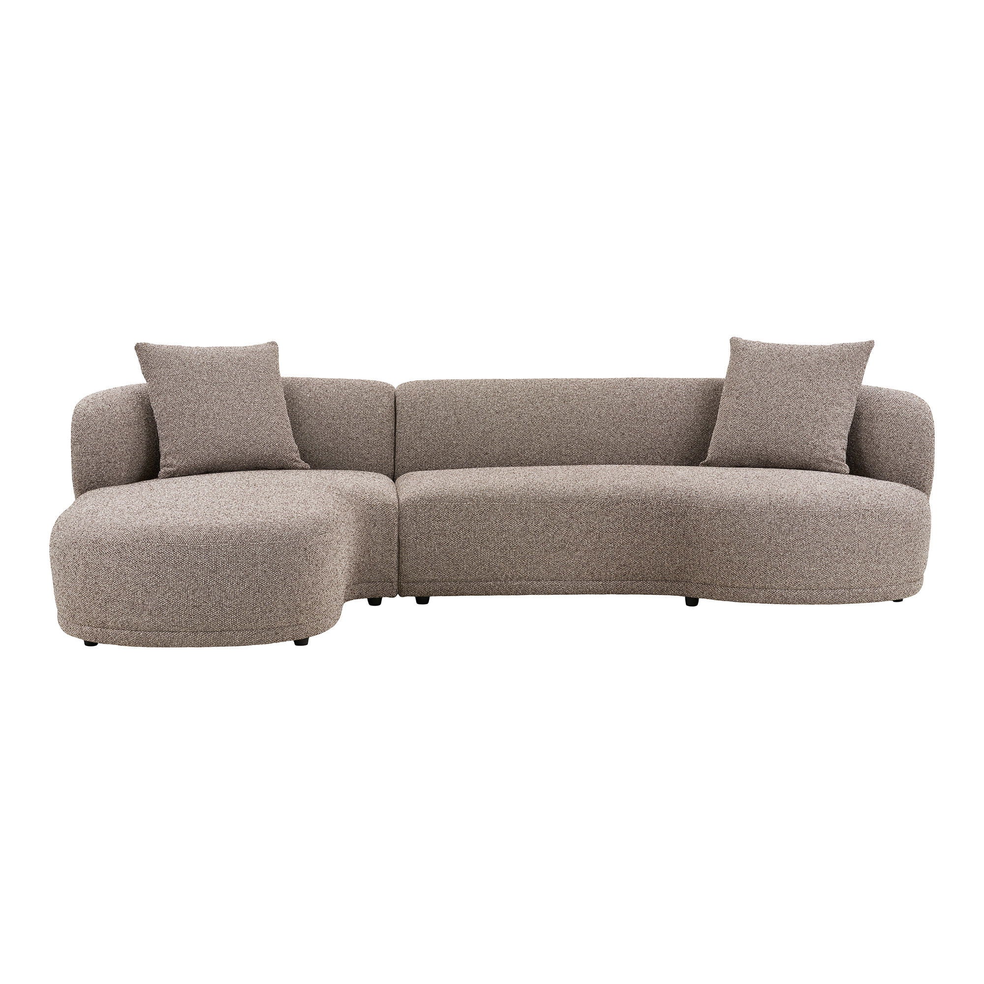 Kingston – Ecksofa mit 2 Kissen, linksseitig, 90/175 × 294 × 69 cm